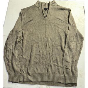 Croft&Barrow Tan Quarter Zip Sweater Men’s‎ Size 2XB